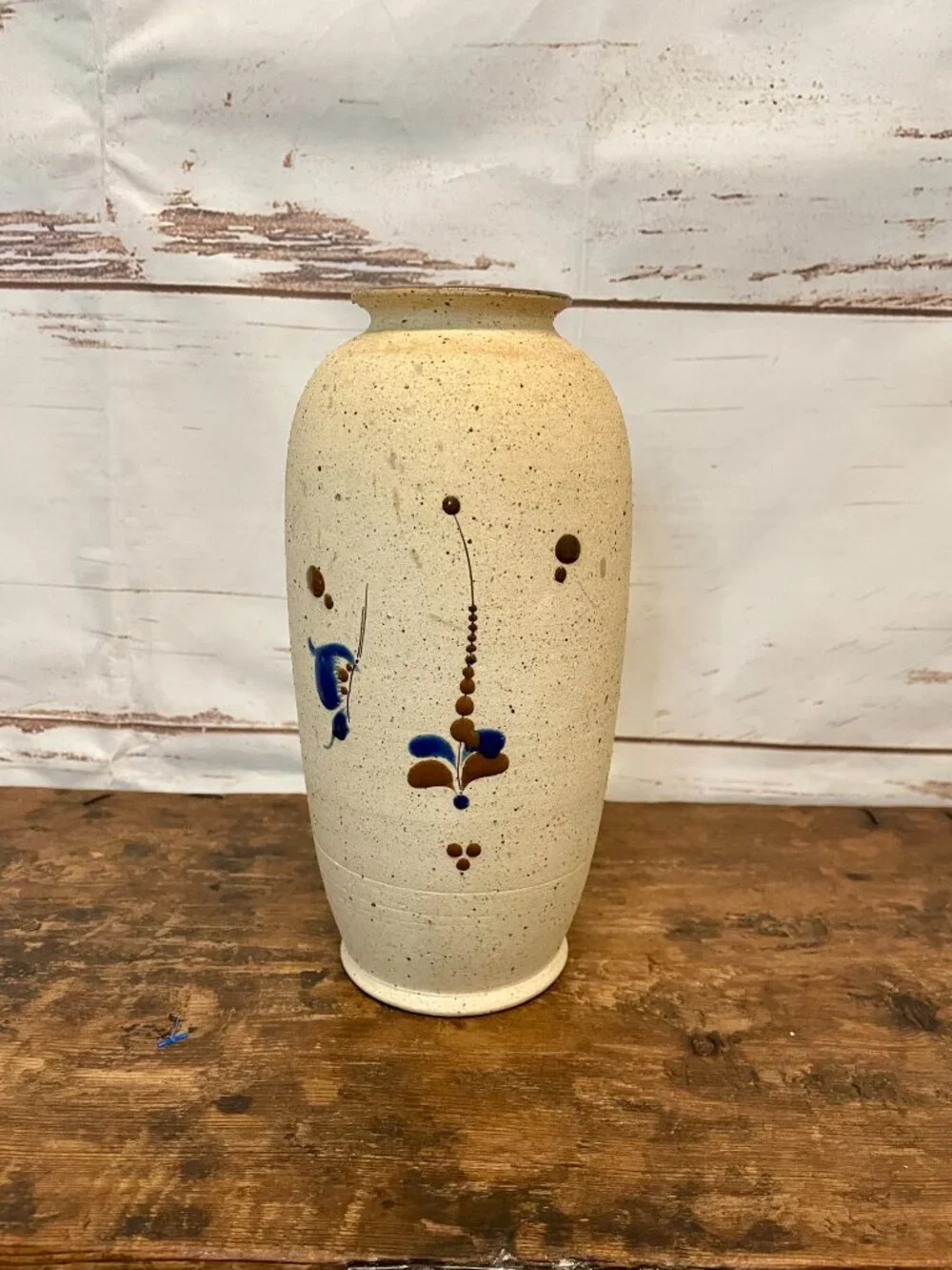 Vintage Mexican Tonala Sandstone Pottery Vase